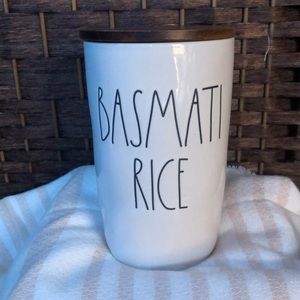 Rae Dunn BASMATI RICE canister